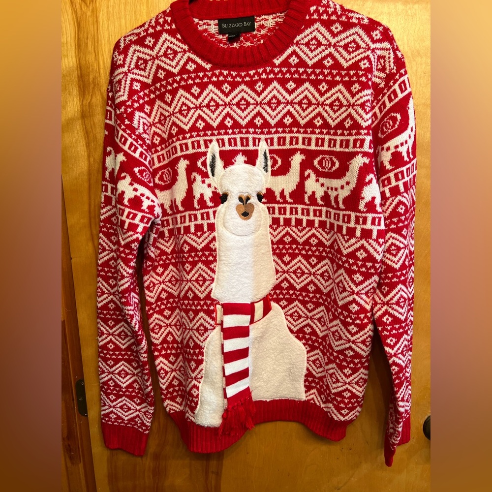NWT Llama Holiday Sweater